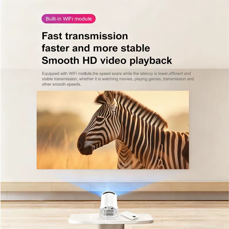 Mini Projector Y2S. High Definition Projector, Home Projector, Office Projector. Convenient to Carry without Taking up Space.