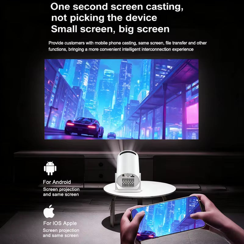 Mini Projector Y2S. High Definition Projector, Home Projector, Office Projector. Convenient to Carry without Taking up Space.